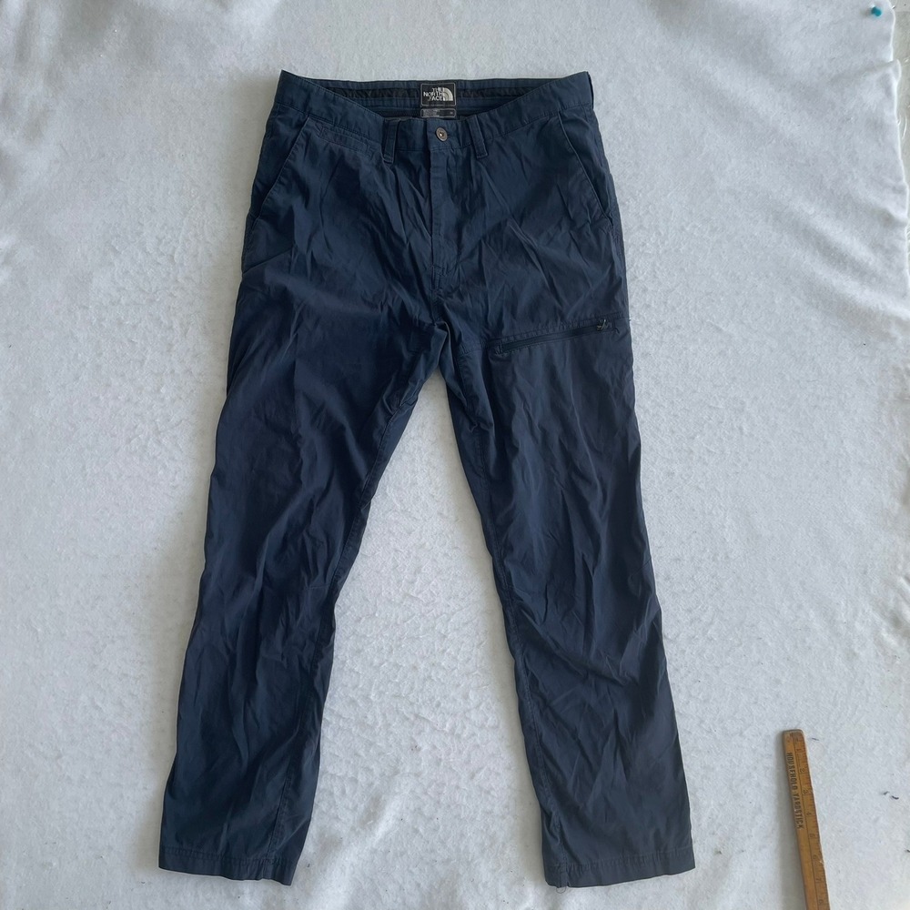 The North Face Hiking Pants Mens 32 Navy Blue Lightweight Outdoor Trail Chino